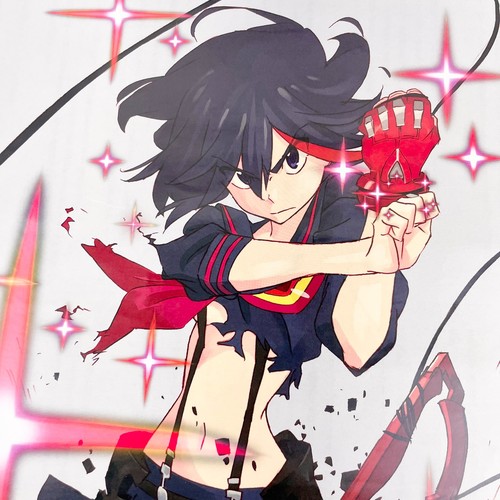 Póster artístico exclusivo de Ryuko Matoi Vol.1 Kill la Kill Event A3 promoción raro usado - Imagen 19 de 20