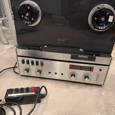 Revox A77 Reel to Reel Player Recorder High speed 2 track mk2 with remote