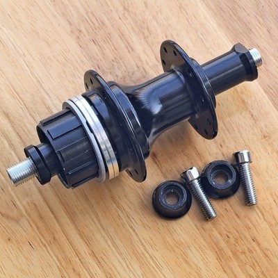 Leichte Aluminium Hinterradnabe für Brompton 3Sixt 5 6 7 Gang 20 Loch 112 mm
