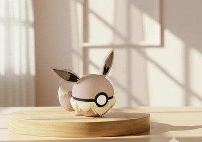 Pokeball Evoli Design - Süße Geschenkidee - Schneller Versand & Gratis