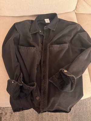 Pre-Loved Studio Adan denim button down shirt. Authentic, with tag. Men s size L