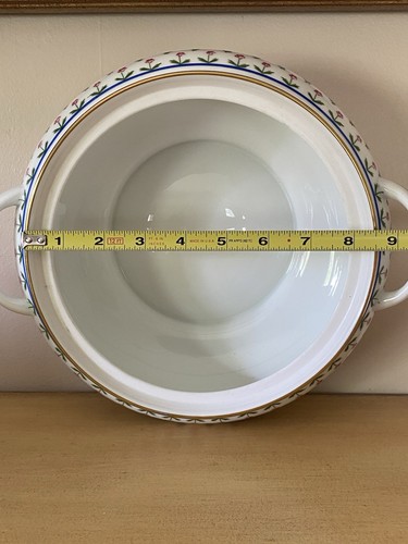 CERALENE “LAFAYETTE” Footed Large SERVING DISH With Lid/Handles Limoges France - Picture 23 of 24