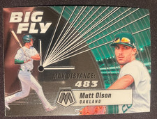 Matt OLSON 2021 Panini Mosaic Baseball Big Fly #BF-11 Oakland A's