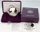 1992 S Proof American Silver Eagle, w/ Box & COA !!