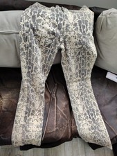 Guess Vintage Jeans Animal Print  Pants Mid Rise Cotton Animal Print Sz 28 NWOT