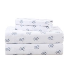 Comfort Spaces 100 Cotton Sheets King, Breathable, Naturally Cool Cotton Shee...