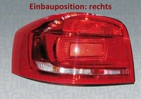 Magneti Marelli 714021910804 Heckleuchte Rechts RüCklicht Hecklicht FüR Audi