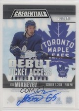 2019-20 Credentials Debut Ticket Access Acetate 62/99 Ilya Mikheyev Auto a2k