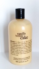 PHILOSOPHY Women 480ml Vanilla Birthday Cake Shampoo, Shower Gel, Bubble Bath