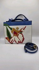 Tory Burch KIRA Iris Tote Crossbody Bag Floral Applique Satchel 2018 Small Purse