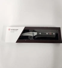 Wusthof Classic 2.75" Paring Peeling Knife, Carbon Steel Birds Beak, In Black