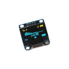 1PCS Yellow Blue 0.96" I2C IIC Serial 128X64 OLED LCD LED Display Module