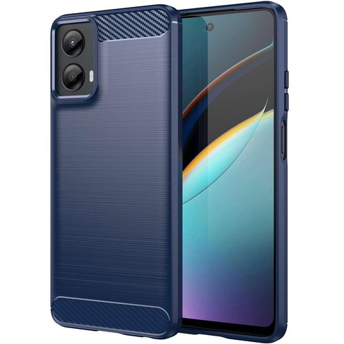 Coque arrière souple antichoc en fibre de carbone pour Motorola Moto G 5G 2024 - Photo 9 sur 10