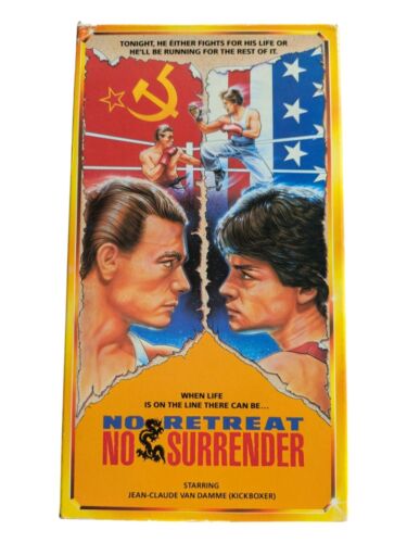 No Retreat No Surrender (VHS, 1986/1990) Jean-Claude Van Damme/Kurt McKinney
