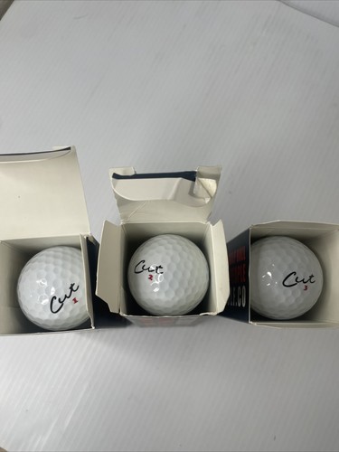 Cut Blue Golf Balls - 9 Balls - 3 Sleeves - NEW 1-3