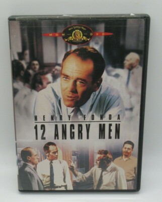 12 ANGRY MEN DVD MOVIE, HENRY FONDA, LEE COBB, JACK WARDEN, ED BEGLEY, WS