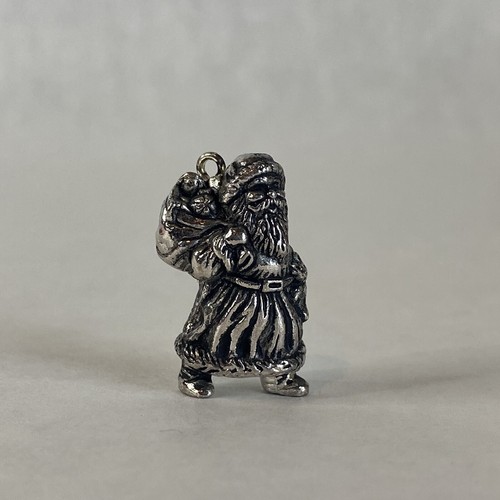 Hallmark Christmas Ornament Precious Edition - Silvery Santa - 1991 Vintage Neu in OVP - Bild 5 von 10