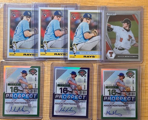 Mason Montgomery - Tampa Bay Rays Prospekt Auto Lot