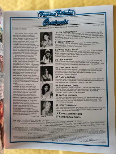 Femme Fatales 1992 CFQ Media, Many available, Pick yours. Excellent condition! - Picture 669 of 698