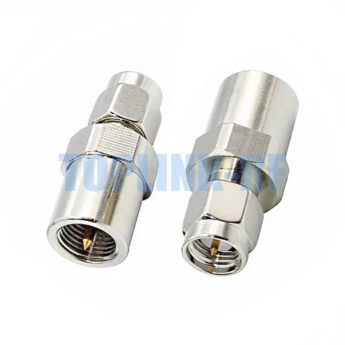 10x SMA Male to FME Male Plug Straight RF Coax Coaxial Adapter Connector SMA-FME - Zdjęcie 2 z 8