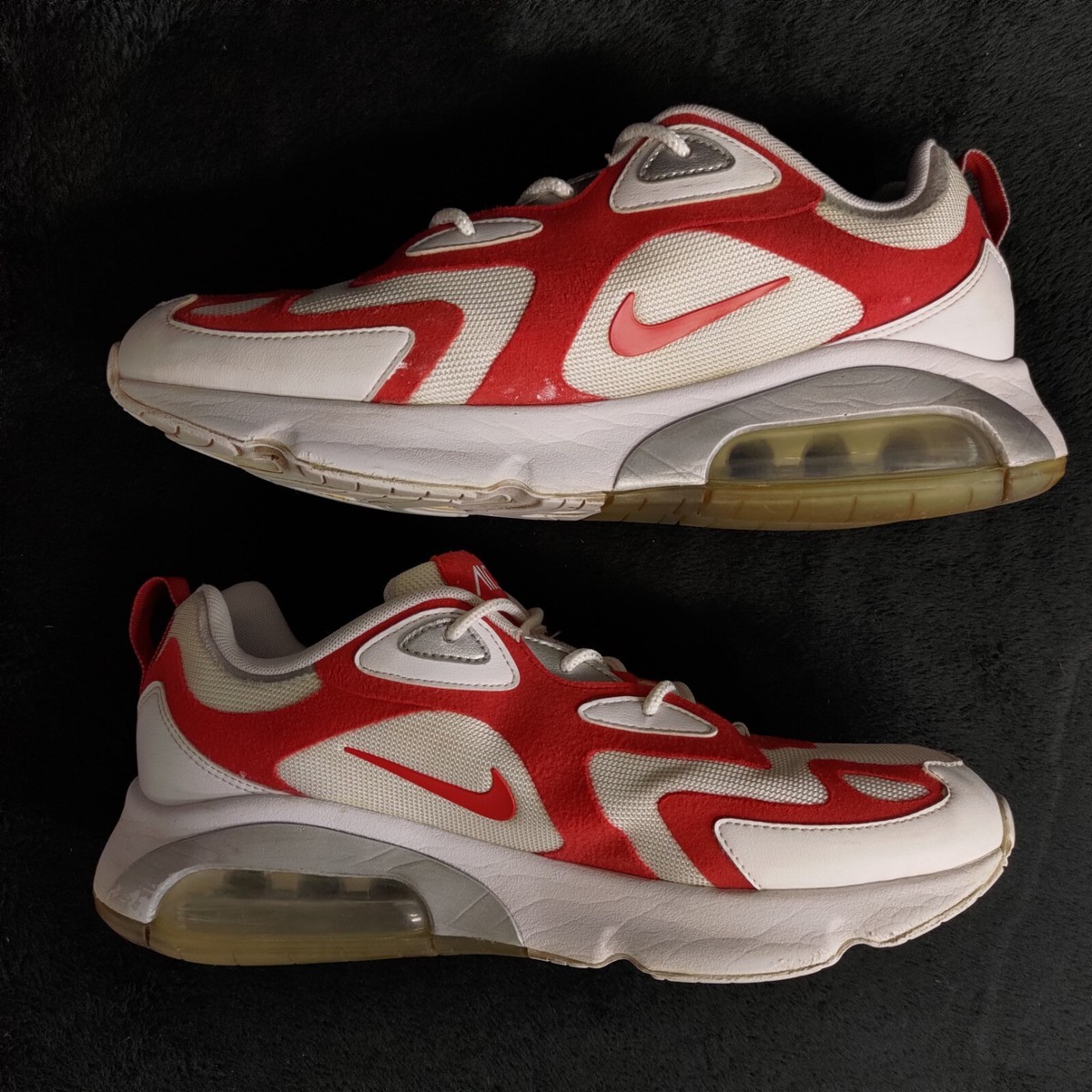 Nike Air Max 200 White University Red AQ2568 100 Running