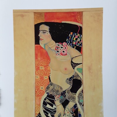 Klimt  Blatt Bild leider nur ein druck aus Erbschaft  Geschenkidee günstig