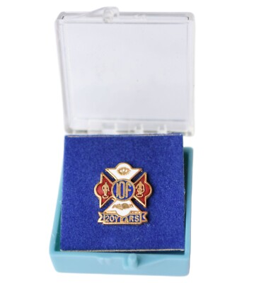 Independent Order of Foresters IOF 20 years Lapel Pin Fraternal Society