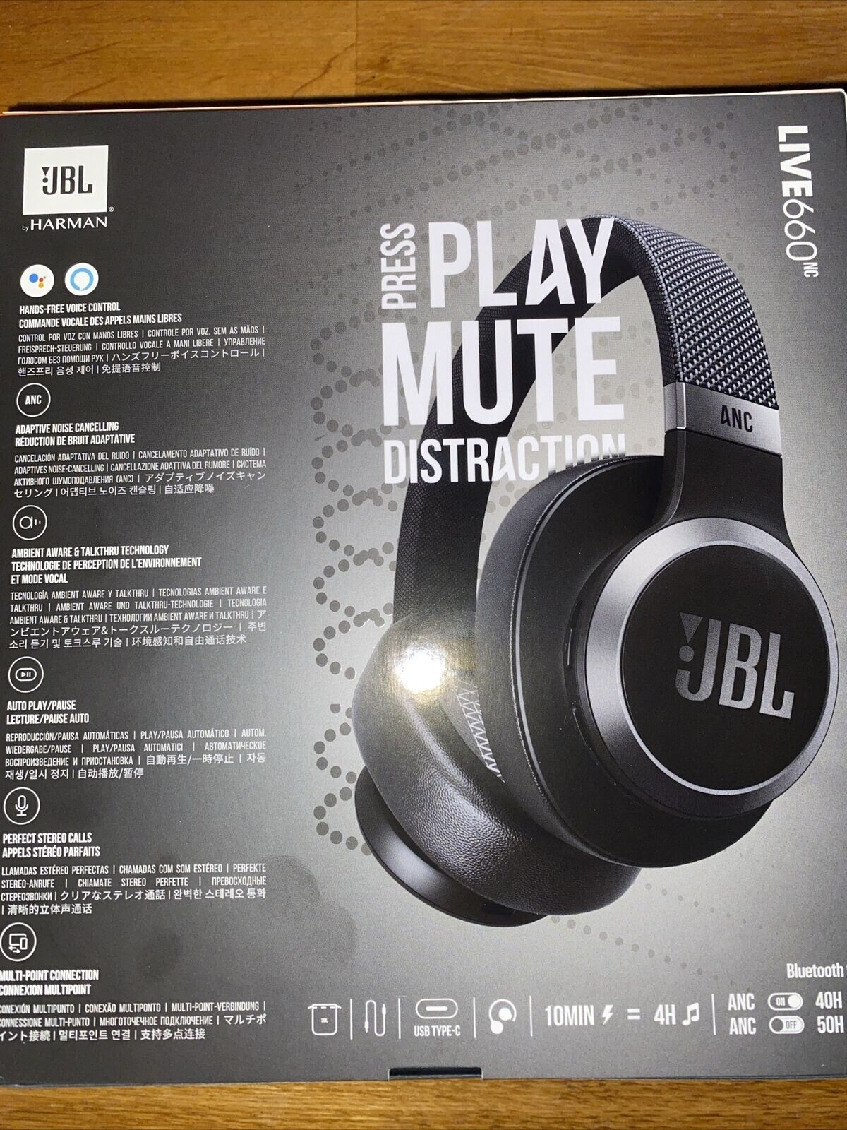 Thumbnail - Jbl Live 660nc Kabelloser Over-ear Kopfhörer - Schwarz - Neu