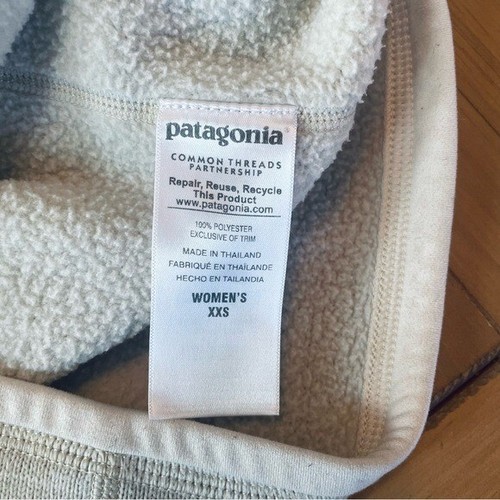 Patagonia Better Sweater Damen XXS Pullover Summit Lacrosse Creme 1/2 Zip 20 - Bild 5 von 8