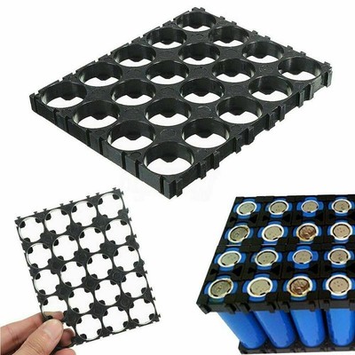 50Pcs 4x5 Cell 18650 Spacer Radiating Shell Li- battery Plastic Holder Bracket