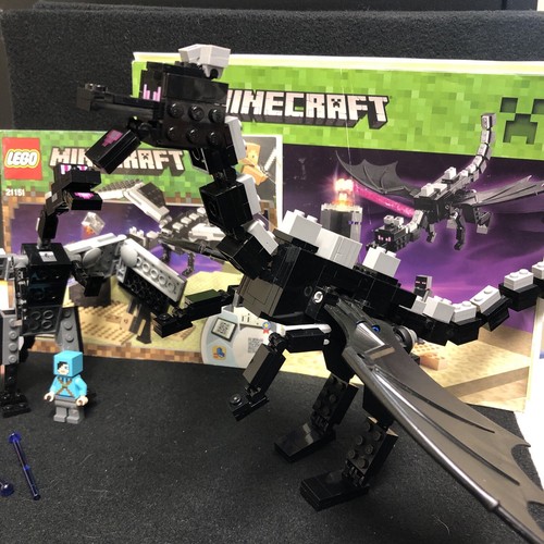 LEGO Minecraft: The Ender Dragon 21117 & 21151 dragons figures and instructions. - Picture 3 of 5