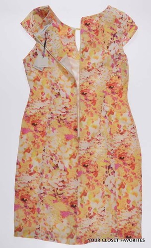 Calvin Klein Womens 14 Seamed Sheath Dress Hardware Detail - Picture 8 of 9