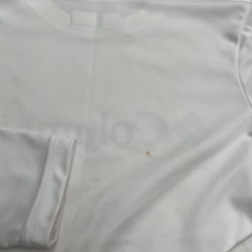 Columbia Graphic Active Tee T-Shirt Boys Small White Crew Neck Long Sleeve Top - Picture 7 of 16