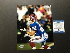Don Beebe Hot! signed autographed Buffalo Bills 8x10 photo Beckett BAS coa