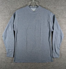 LL Bean River Driver Shirt Mens L Wool Blend Thermal Outdoor Hiking Base Layer