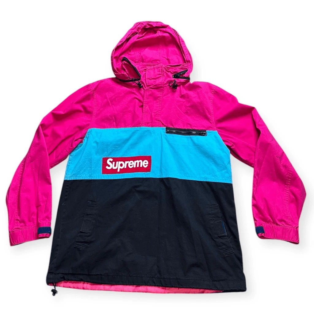 Veste pull homme Supreme bleu magenta F1 taille XL