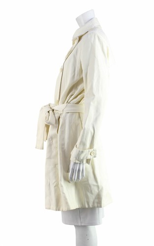 JOSEPH Cream Cotton Trench Coat, UK 12 
