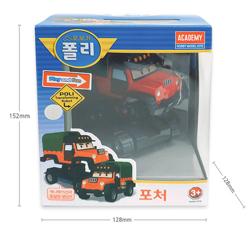 Robocar Poli: Figura de acción POACHER Robot Transformer animación valiente rescatador - Imagen 4 de 8
