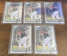 Benyamin Bailey 2022 Bowman Prospects Chrome 1st Bowman #BCP-8 White Sox Lot (5)
