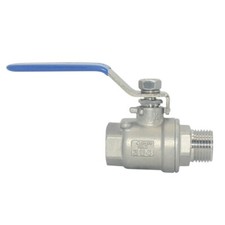 US STOCK 1/2 in 0.5" NPT thread MALE - Female Full Port Ball Valve Stainless 304