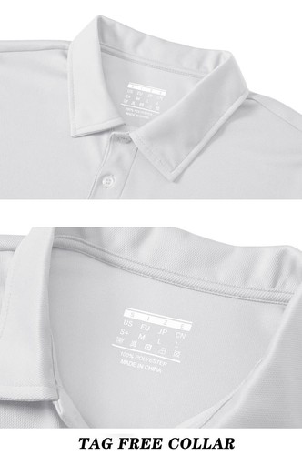 Men's Polo Shirts Short Sleeve Quick Dry Golf Sport T Casual Work Shirts - Afbeelding 92 van 124