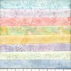 8 Fat Quarters Soft Pastel Batik Lunn Fabric Fq Pack 100% Cotton Handmade