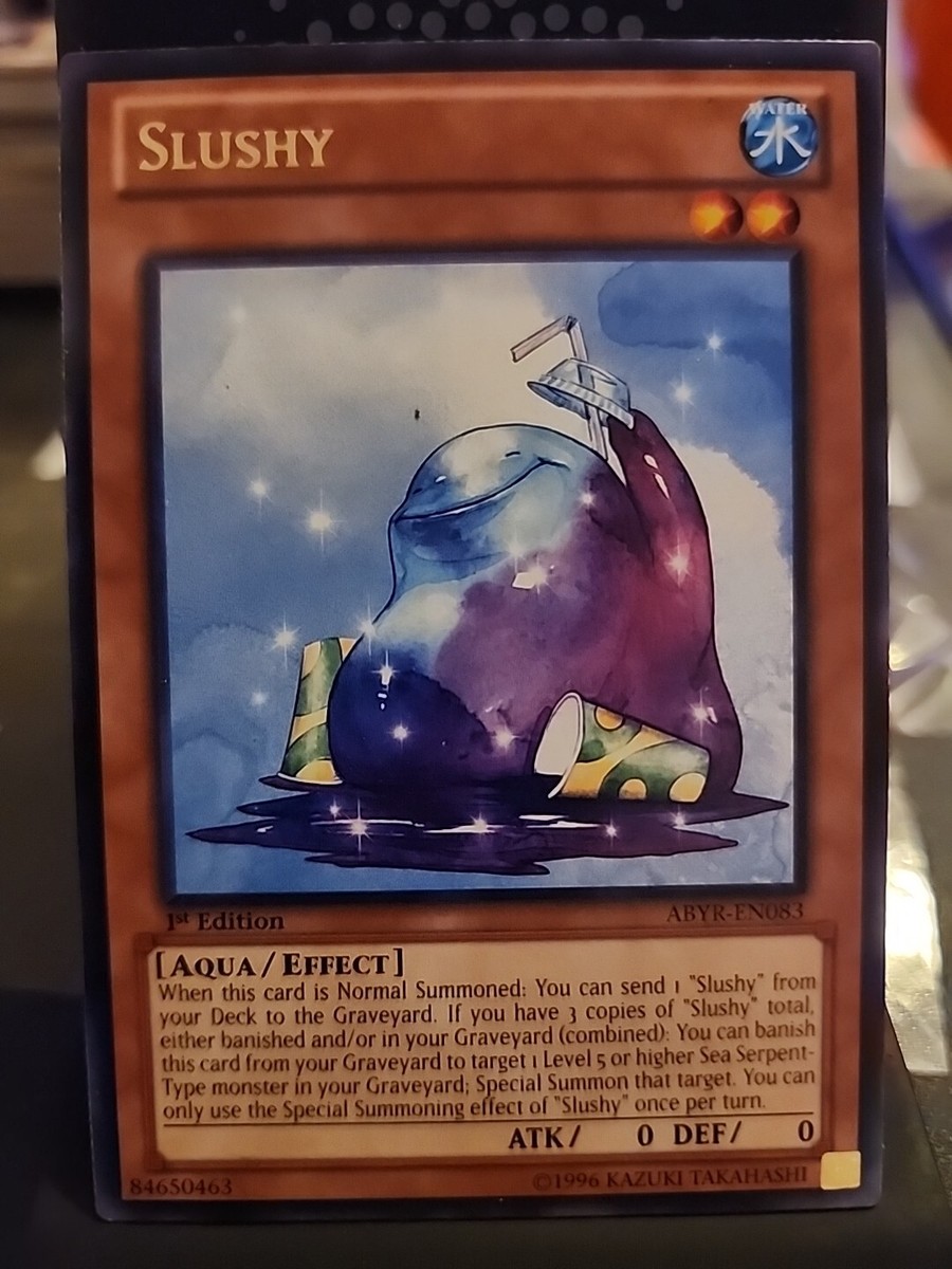 slushy yugioh card Yu-Gi-Oh! Trading Game - SBAD-EN029 - Speed Duel Common Card - 1st Edition Special Summon that target Slushy | Card Details |