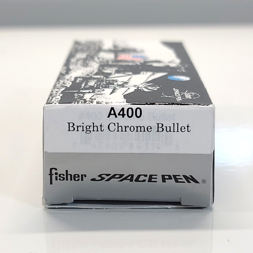 Fisher Space Pen A400 Bright Chrome Bullet (previously engraved) - Picture 3 of 8