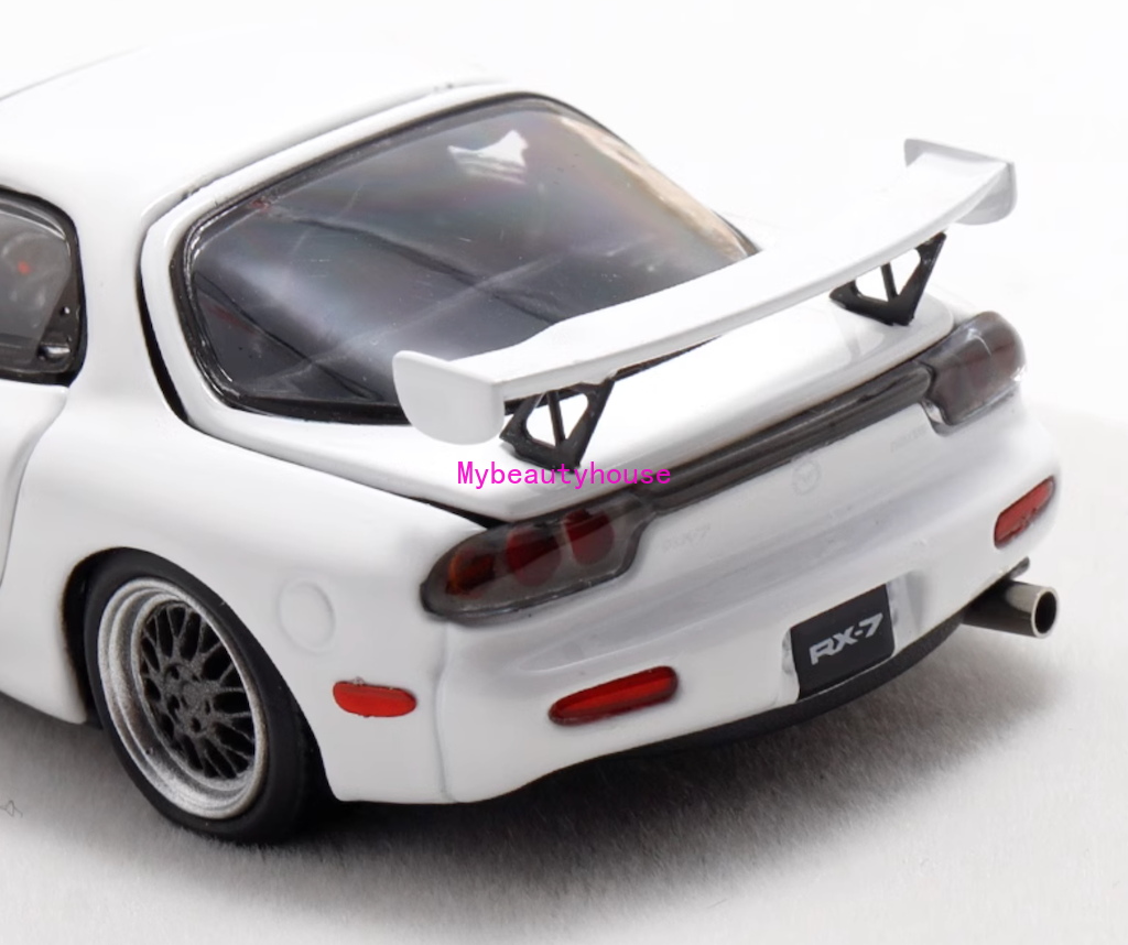 PGM RX-7 1/64 ホワイト GB PGM 1:64 White JDM RX-7 FD3S Round Racing Sports Model