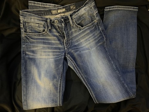 BKE Jake Straight Men Denim Buckle 32XL Jeans
