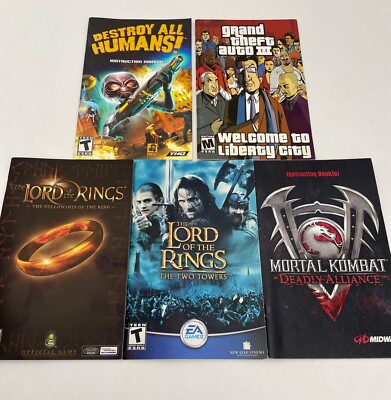 PlayStation 2 PS2 Instruction Manual/Manuals ONLY