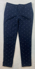 Tommy Hilfiger Women s Pants Hampton Heritage Slim Navy With Anchor Design