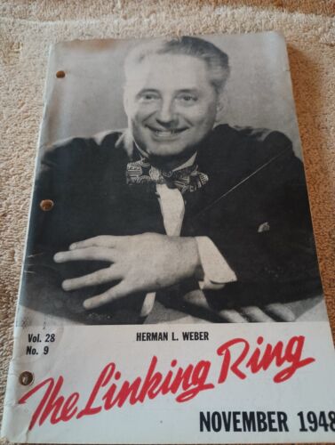 Herman L. Weber The Linking Ring 1948 Issue