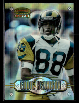 1996 Bowman's Best #BB6 Eddie Kennison Best Bets Atomic Refractors